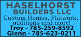 Haselhorst Construction Inc Sponsorship Banner